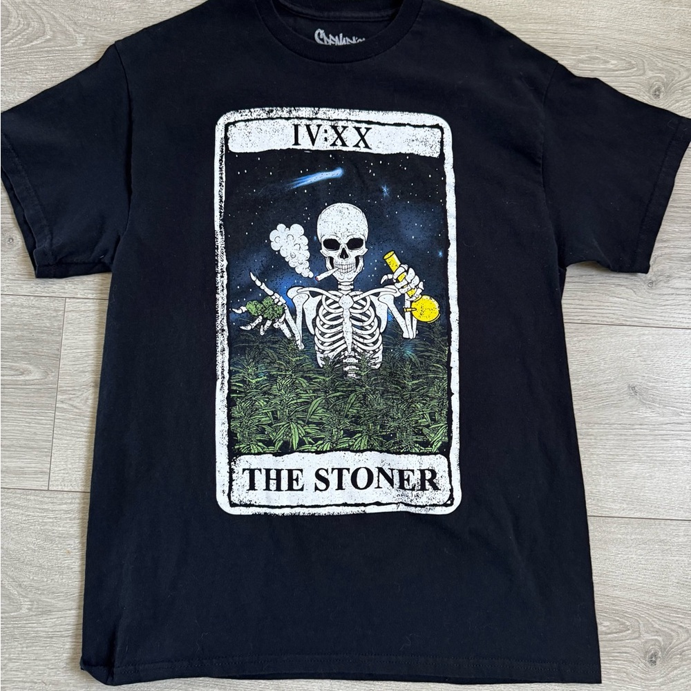 Black Graphic Tee - The Stoner